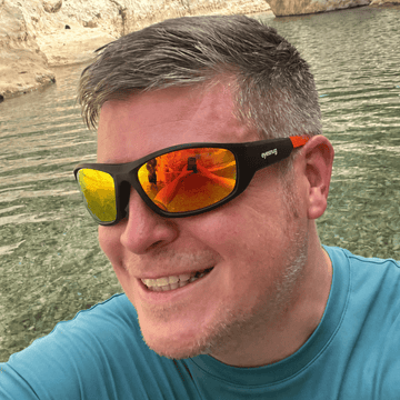 Originals | Black & Red Sunglasses with Fire Polarized Lenses