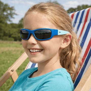 Ocean Blue Kids Sunglasses with Signature Lens, Snug Fit, Ages 6+, image 2.