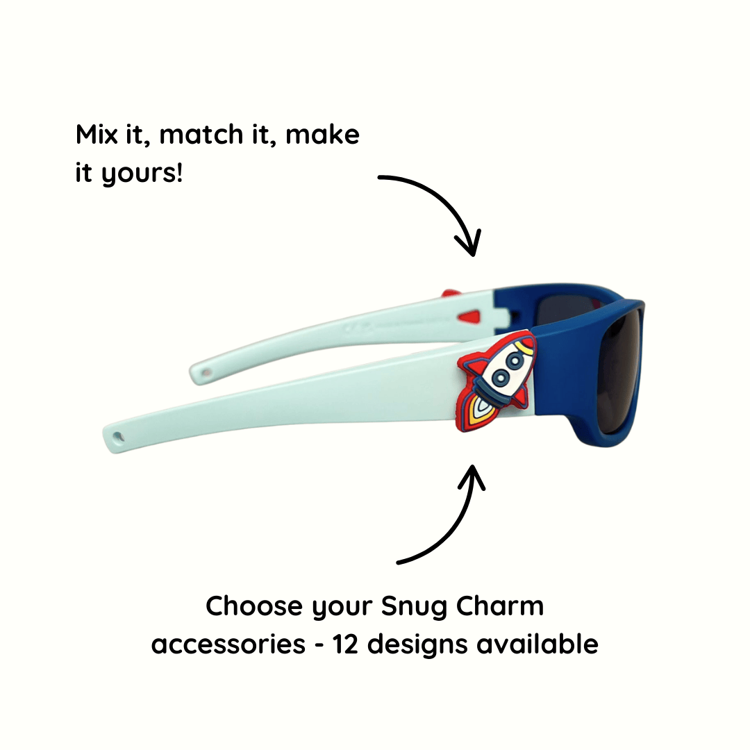 Ocean Blue Kids Sunglasses with Signature Lens, Classic Fit, Ages 3-5, image 7.