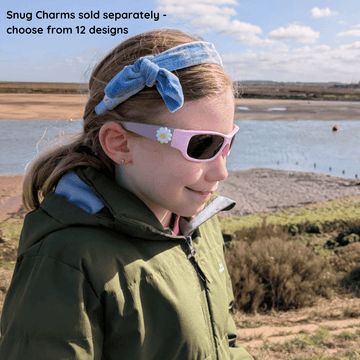Pink Lilac Kids Sunglasses with Signature Lens, Snug Fit, Ages 6+, image 4.