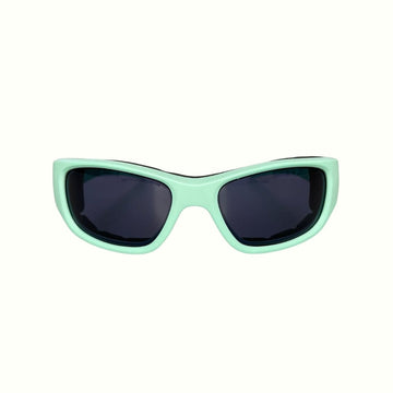 Forest Green Toddler Sunglasses with Signature Lens, Snug Fit, Ages 1-2, image 4.