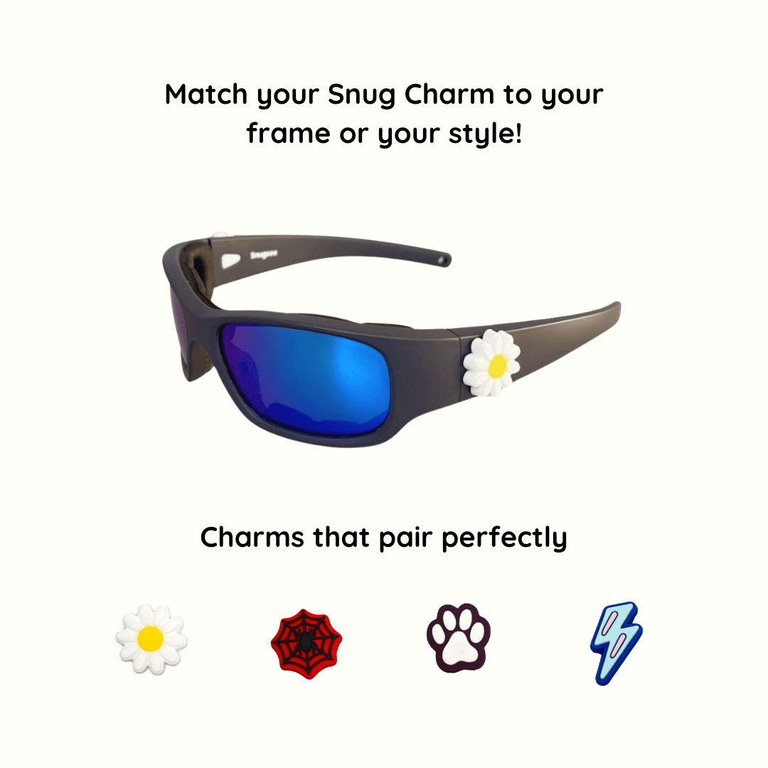 Black Charcoal Kids Sunglasses with REVO Lens, Snug Fit, Ages 3-5, image 10.