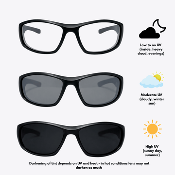 Originals | Black Photochromic Sunglasses with Clear-to-Black Lenses