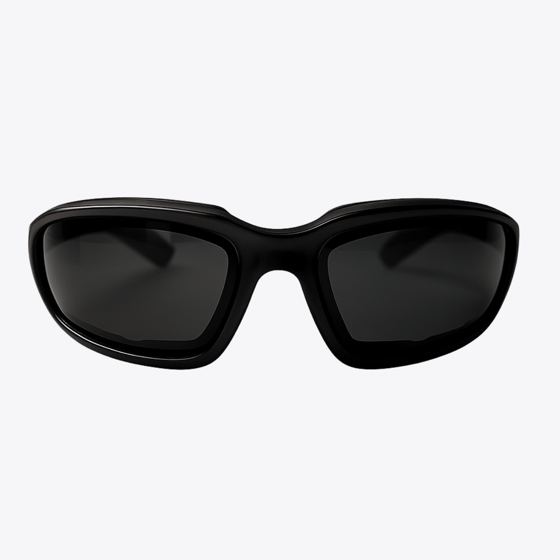 Viento | Black Sunglasses with Black Standard Lenses with foam insert, image 3.