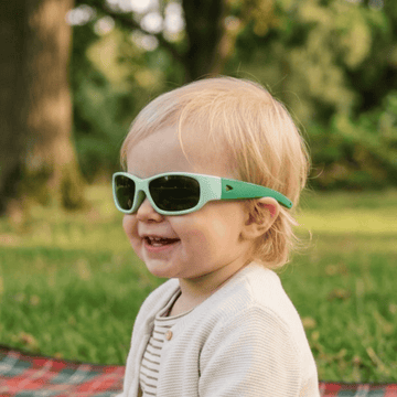 Forest Green Toddler Sunglasses with Signature Lens, Snug Fit, Ages 1-2, image 2.