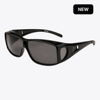 Fitovers | Black Sunglasses with Black Polarized Lenses, image 1.
