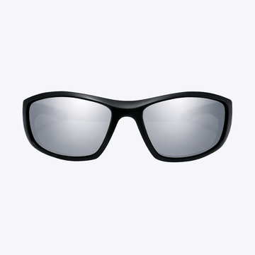 Originals | Black Sunglasses with Silver Polarized Lenses with foam insert, image 3.