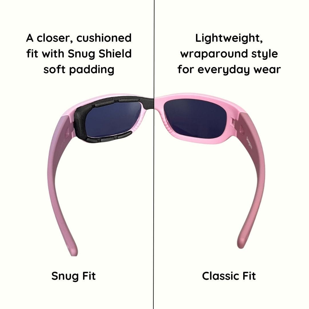 Pink Lilac Kids Sunglasses with Signature Lens, Snug Fit, Ages 6+, image 7.