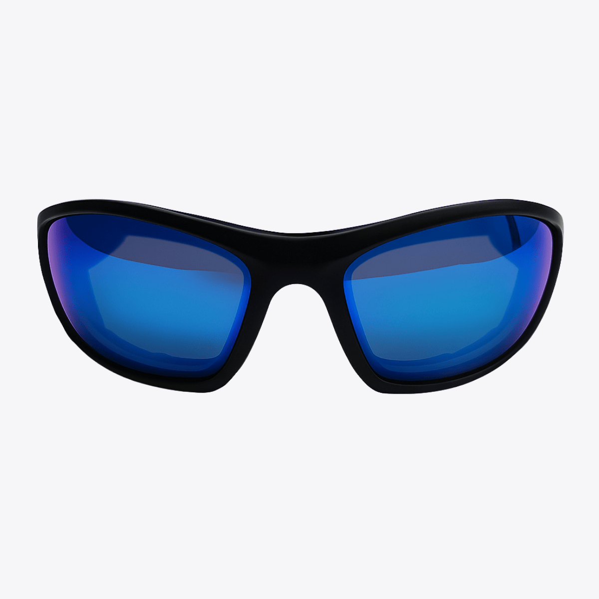 Originals | Black & Blue Sunglasses with Blue Standard Lenses with foam insert, image 3.
