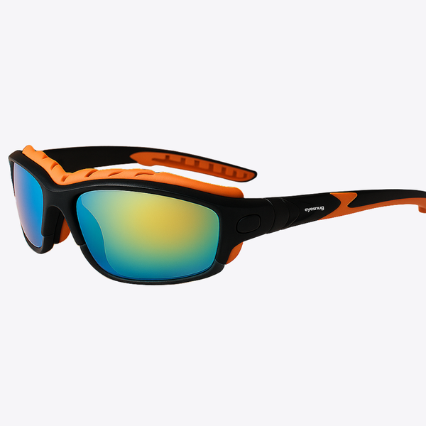 Pursuit | Black & Orange Sunglasses with Orange Standard Lenses