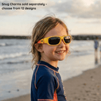 Yellow Orange Kids Sunglasses with Signature Lens, Snug Fit, Ages 6+, image 6.