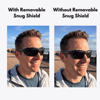 Pursuit | Black Photochromic Sunglasses with Black Lenses with foam insert, image 6.