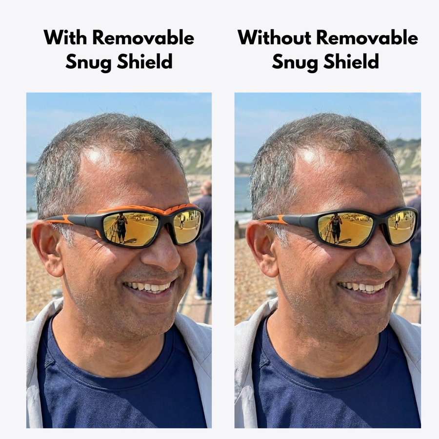 Pursuit | Black & Orange | Gold Lens | Photochromic