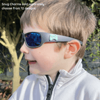 Black Charcoal Kids Sunglasses with REVO Lens, Classic Fit, Ages 6+, image 6.
