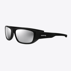 Originals | Black Sunglasses with Silver Polarized Lenses with foam insert, image 1.