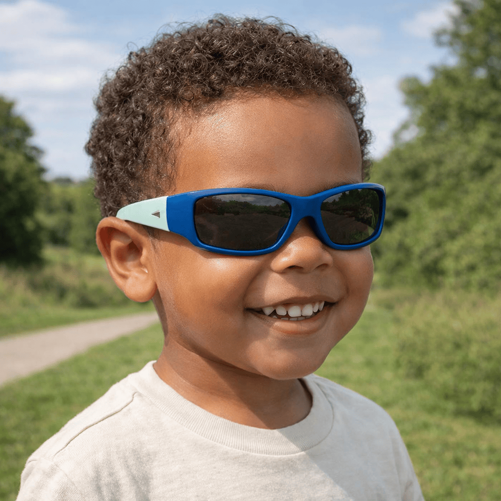 Ocean Blue Kids Sunglasses with Signature Lens, Snug Fit, Ages 3-5, image 11.