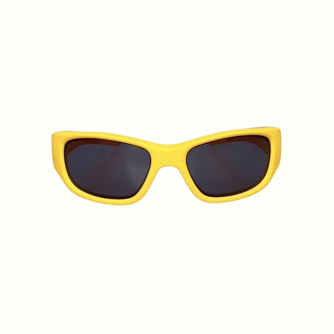 Yellow Orange Kids Sunglasses with Signature Lens, Classic Fit, Ages 3-5, image 4.