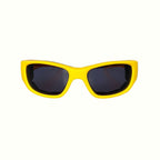 Yellow Orange Kids Sunglasses with Signature Lens, Snug Fit, Ages 3-5, image 9.