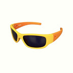 Yellow Orange Kids Sunglasses with Signature Lens, Classic Fit, Ages 3-5, image 3.