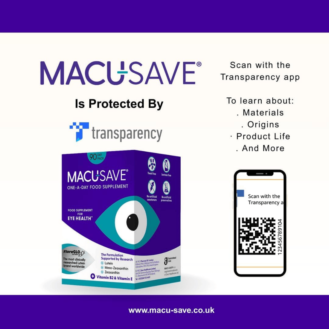 Macu-SAVE 30 Softgel Capsules - 30-Day Pack, image 9.