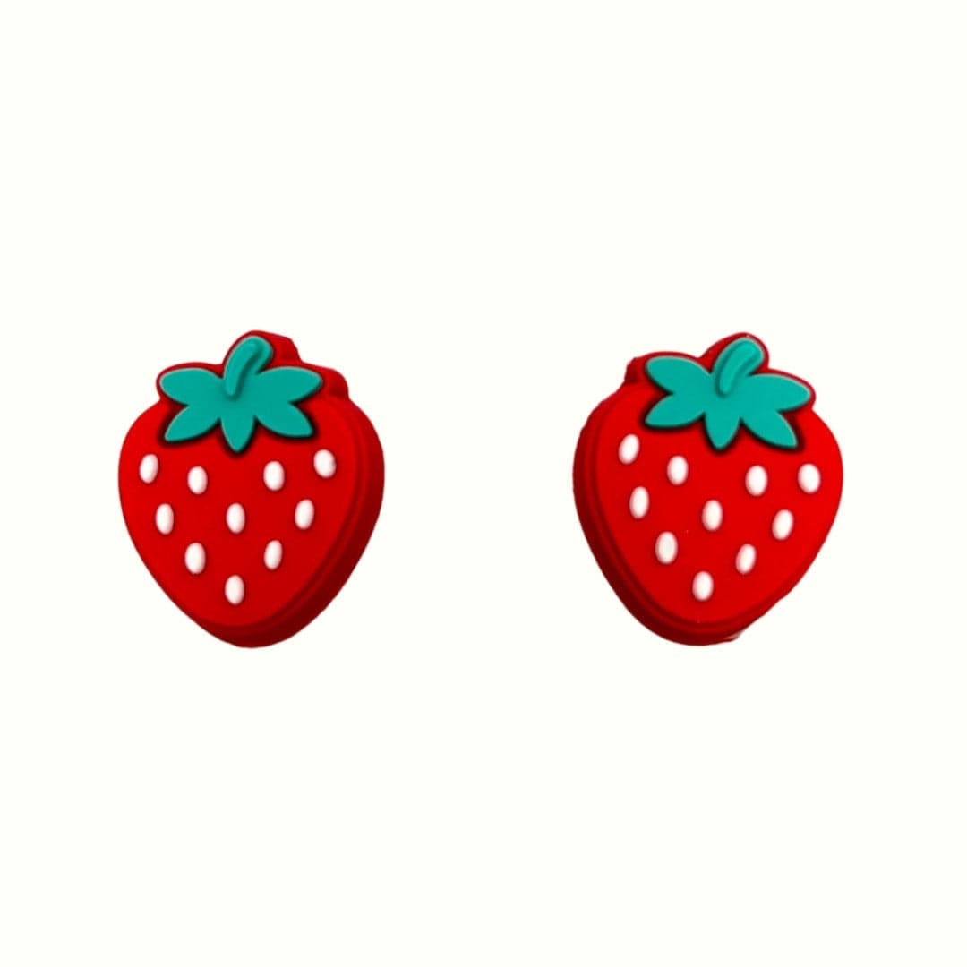 Strawberry Charms | x1 Pair | 3+ Yrs, image 1.