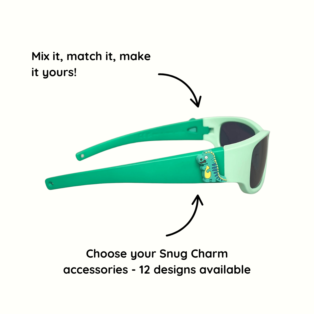 Forest Green Kids Sunglasses with Signature Lens, Classic Fit, Ages 3-5, image 4.