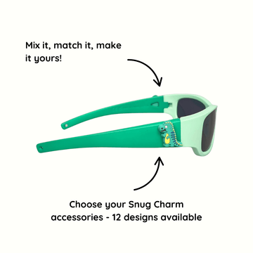 Forest Green Kids Sunglasses with Signature Lens, Classic Fit, Ages 3-5, image 4.