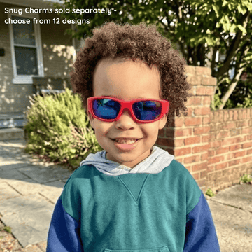 Red Toddler Sunglasses with REVO Lens, Classic Fit, Ages 1-2, image 2.