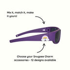 Plum Purple Kids Sunglasses with Polarised Lens, Classic Fit, Ages 6+, image 5.