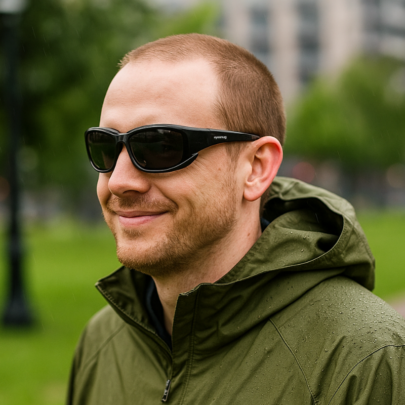 Cocoon - Jet Black - Polarized Lens