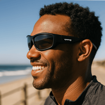Originals | Black & Silver Sunglasses with Black Standard Lenses with foam insert, image 2.