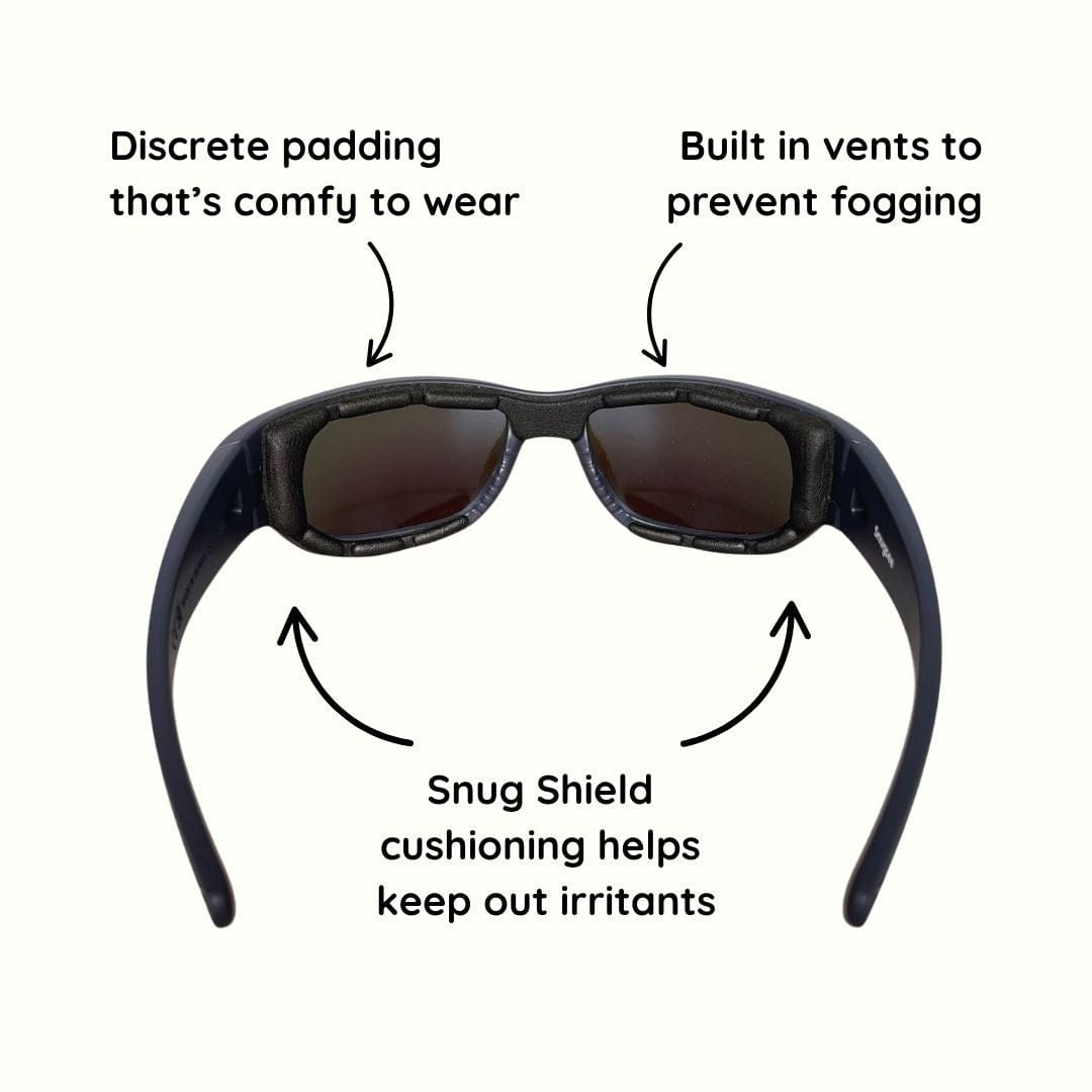 Black Charcoal Kids Sunglasses with REVO Lens, Snug Fit, Ages 3-5, image 5.
