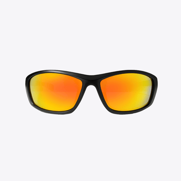 Originals | Black & Red Sunglasses with Fire Standard Lenses with foam insert, image 3.