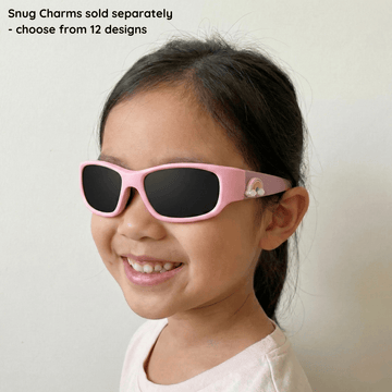 Pink Lilac Kids Sunglasses with Signature Lens, Snug Fit, Ages 6+, image 5.