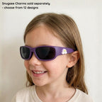 Plum Purple Kids Sunglasses with Polarised Lens, Classic Fit, Ages 6+, image 2.