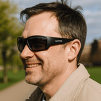 Originals | Black Sunglasses with Black Standard Lenses with foam insert, image 5.