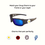 Black Charcoal Kids Sunglasses with REVO Lens, Snug Fit, Ages 3-5, image 10.