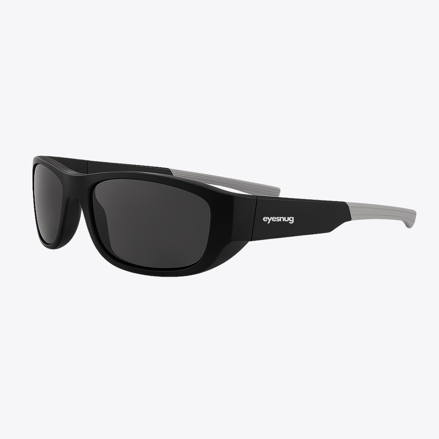 Originals | Black & Silver Sunglasses with Black Standard Lenses with foam insert, image 1.