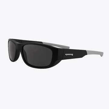 Originals | Black & Silver Sunglasses with Black Standard Lenses with foam insert, image 1.