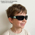 Jet Black Kids Sunglasses with Polarised Lens, Classic Fit, Ages 6+, image 4.