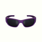 Plum Purple Kids Sunglasses with Polarised Lens, Classic Fit, Ages 6+, image 1.