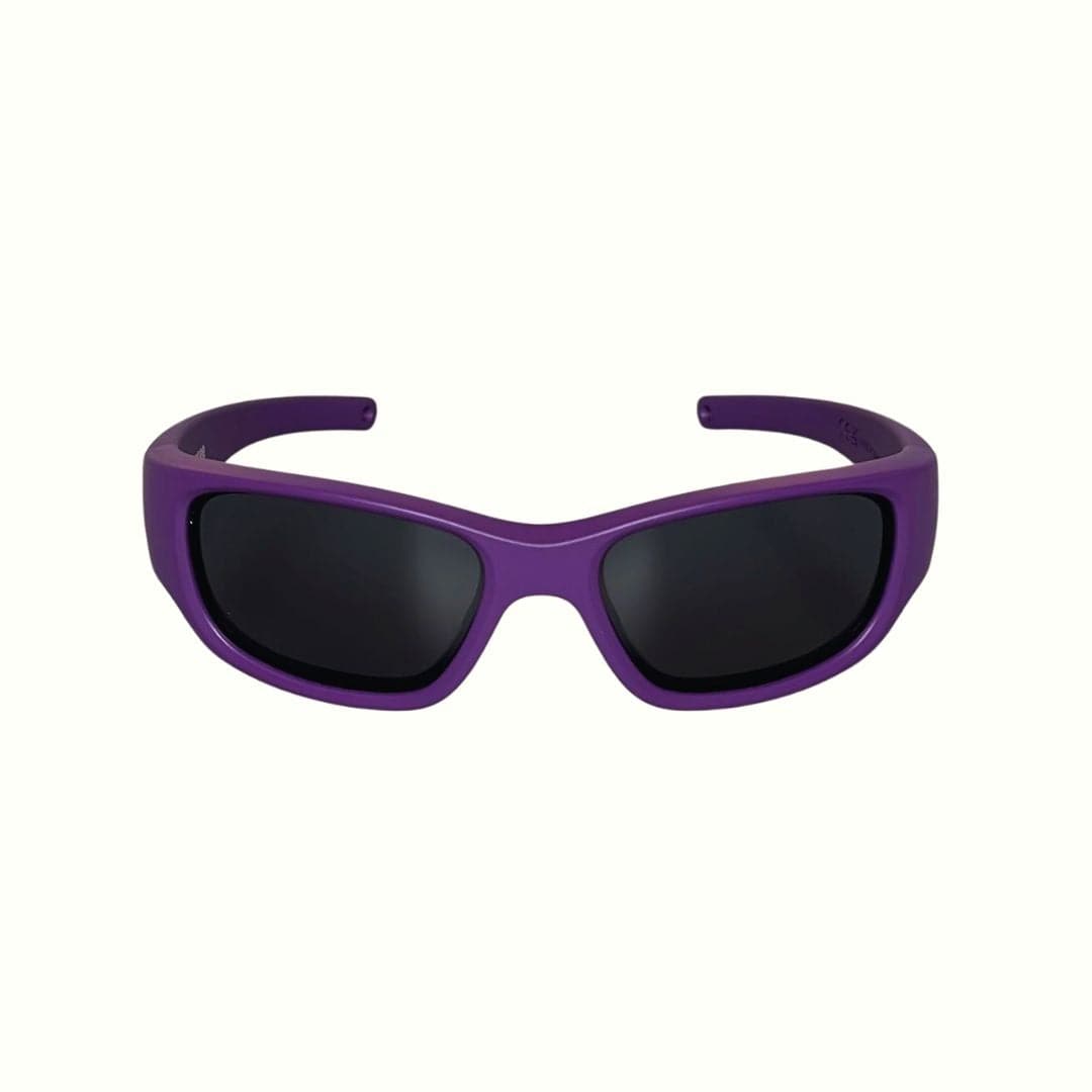 Plum Purple Kids Sunglasses with Polarised Lens, Classic Fit, Ages 6+, image 1.