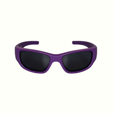 Plum Purple Kids Sunglasses with Polarised Lens, Classic Fit, Ages 6+, image 1.