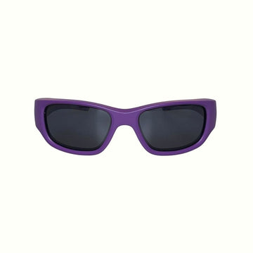 Plum Purple Kids Sunglasses with Polarised Lens, Classic Fit, Ages 3-5+, image 4.