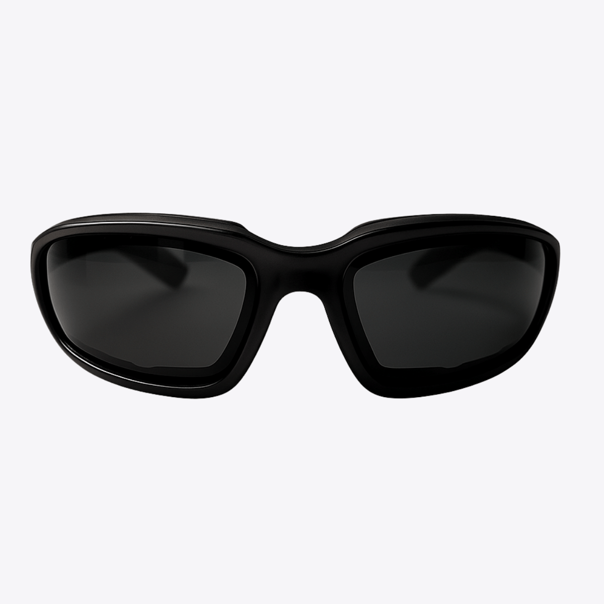 Viento | Black Sunglasses with Black Standard Lenses with foam insert, image 3.