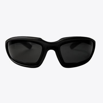 Viento | Black Sunglasses with Black Standard Lenses with foam insert, image 3.