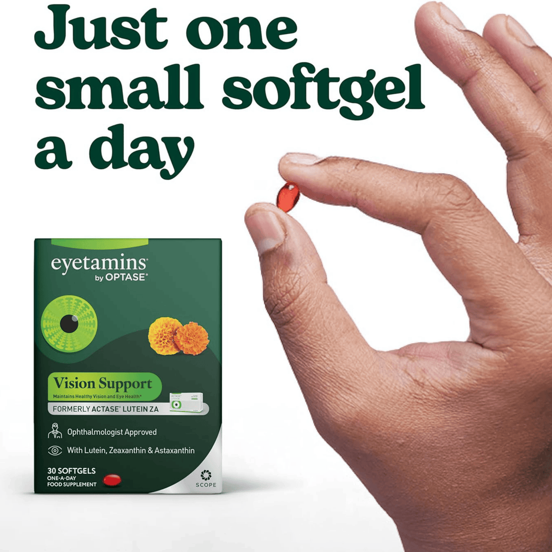 Eyetamins Vision Support 30 Softgels - 30 Day Pack, image 8.