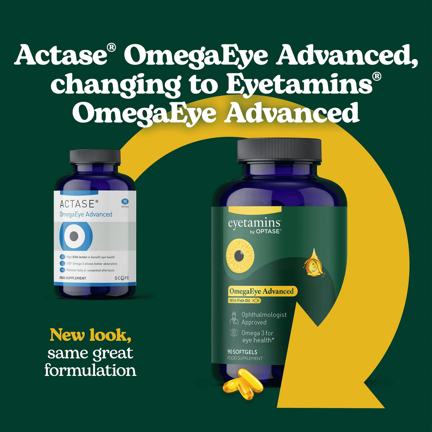 Eyetamins OmegaEye Advanced 90 Softgels - 30-Day Pack, 3 Month Supply - 270 Capsules, image 2.