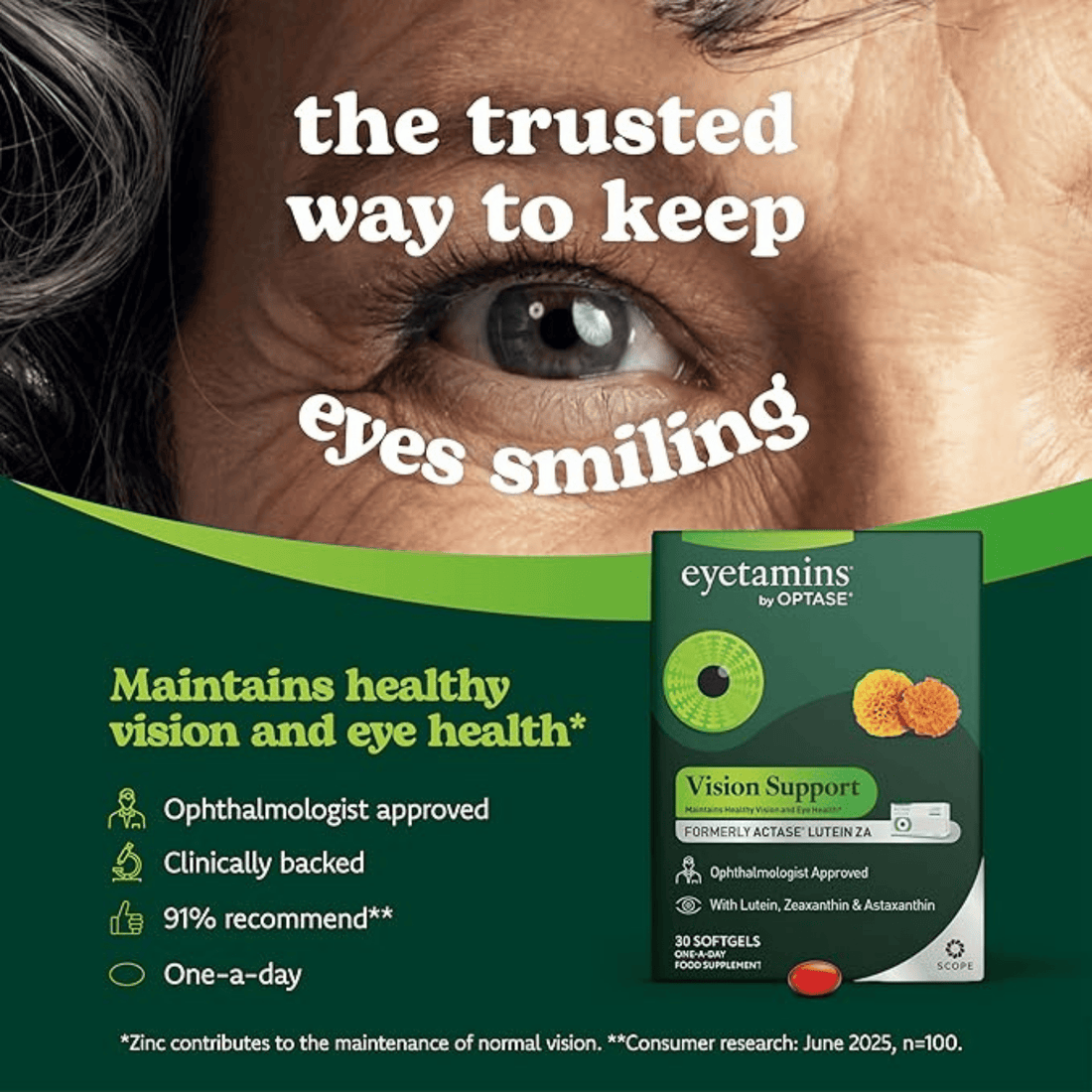 Eyetamins OmegaEye Advanced 90 Softgels - 30-Day Pack, image 4.
