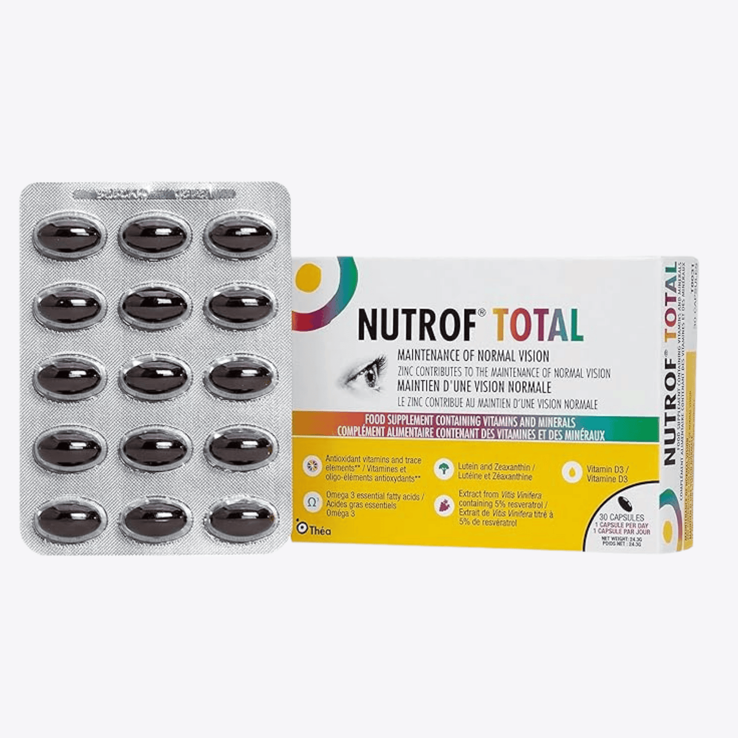 Nutrof Total 30 Softgel Capsules - 30 Day Pack, 1 Month Supply - 30 Capsules, image 1.